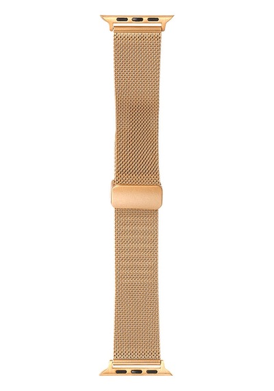 Watch Ultra 49mm Uyumlu Krd-85 Metal F10t Kordon-gold