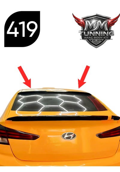 Mmtunning Hyundai Elantra Cam Üstü Spoiler