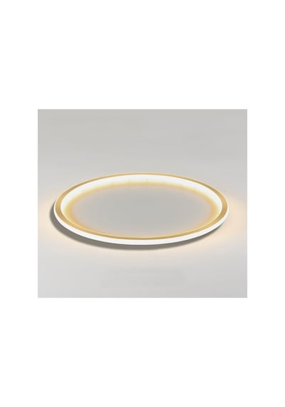 Beyaz Ø60cm Çember Avize 3000k Sarı Işık Led Tavan Lambası