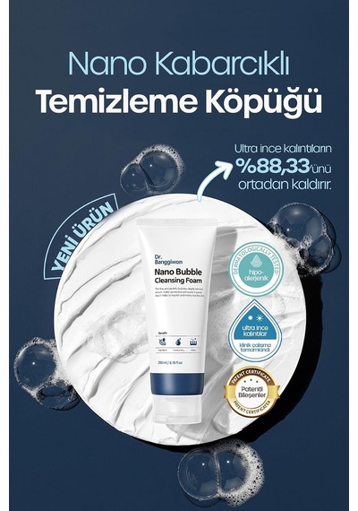Tr Nano Bubble Kabarcık Yüz Temizleme Köpüğü Nano Bubble Cleansing Foam 200 Ml