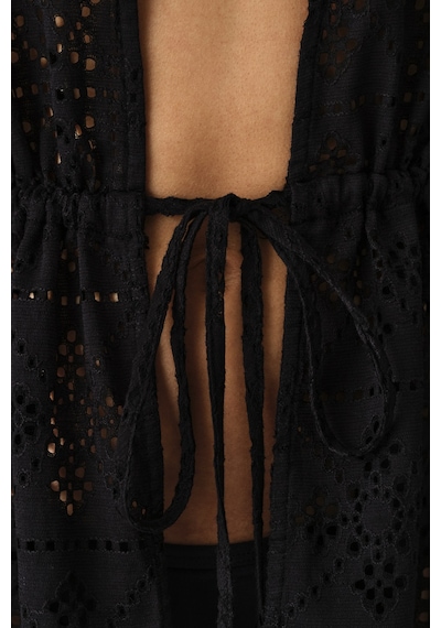 Penti Siyah Jasmine Kimono