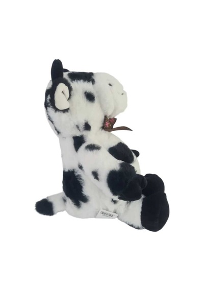 Sevimli Peluş İnek Hediyelik Uyku Arkadaşı 40 Cm Siyah