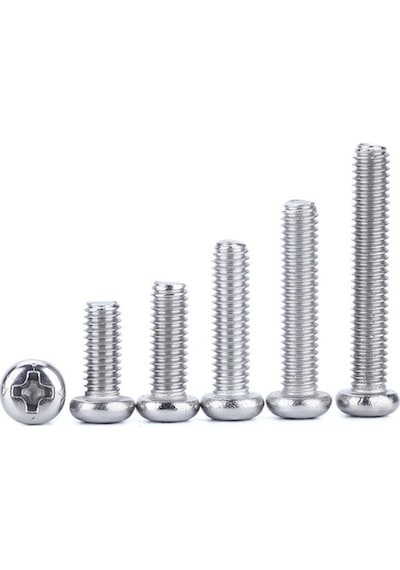 M3 X 6Mm Yıldız Başlı Ysb Vida (10 Adet)