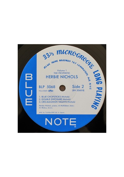 Herbie Nichols - The Prophetic Herbie Nichols Vol. 1 10'' Blue Note Plak