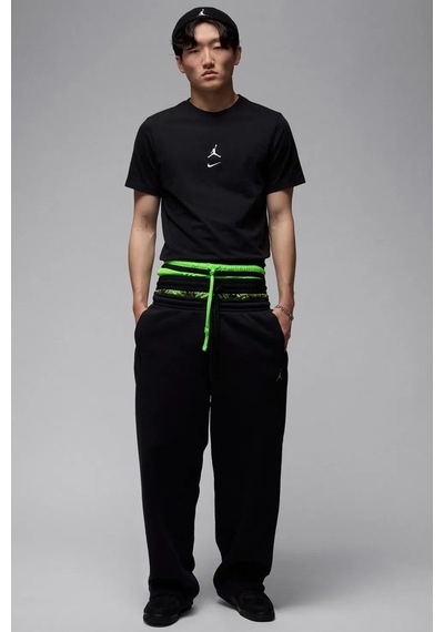 Nike Jordan Mvp Men's Jumpman T-shirt Erkek Günlük Nakış Swoosh Pamuklu Tişört Siyah Siyah