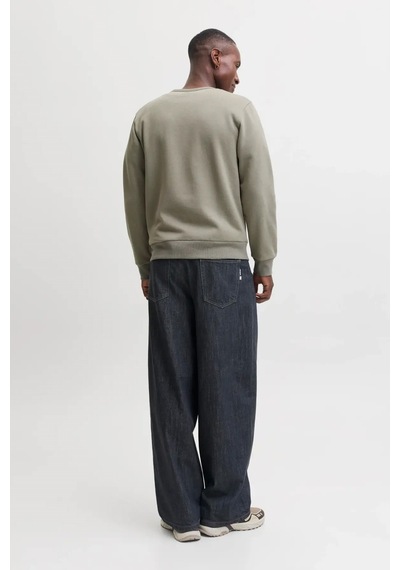 Jack & Jones Jjcleveland Erkek Sweatshirt Haki