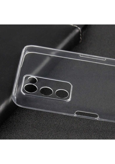 Oppo A55 5g Kılıf Şeffaf İnce Ve Esnek Süper Silikon Kılıf Renksiz