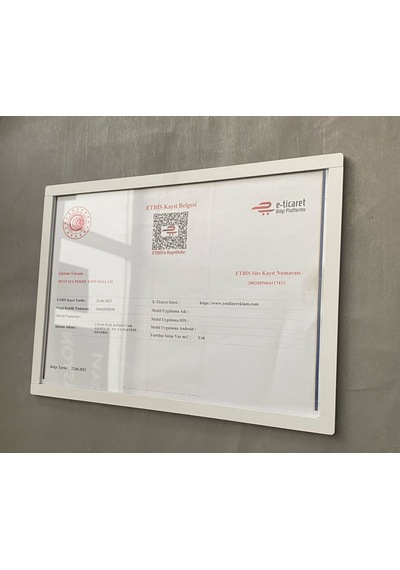 Beyaz Sertifika&diploma Çerçevesi