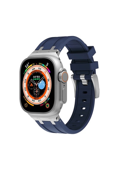 Kilifone -  Apple Uyumlu  Watch  Ultra 49mm - Kordon Silikon Kordon Krd-89