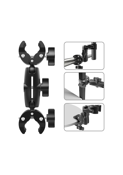 Çift Başlı Superclamp Gidon Montaj & 200cm Görünmez Selfie Çubuğu, Insta360 X3, X2, X4, X5, One Rs, Go 3, One X, Evo İle Uyumlu, Alüminyum Çubuk, 1/4, 360 Ayarlanabilir Çift Başlı Superclamp Gidon Montaj & 200cm Görünmez Selfie Çubuğu, Insta360 X3, X2, X4, X5, One Rs, Go 3, One X, Evo İle Uyumlu, Alüminyum Çubuk, 1/4, 360 Ayarlanabilir