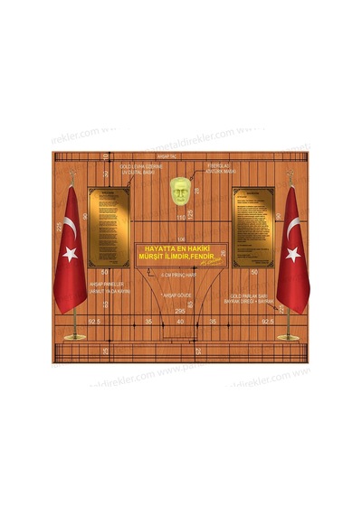 Atatürk Köşesi Seti Poz Model 02