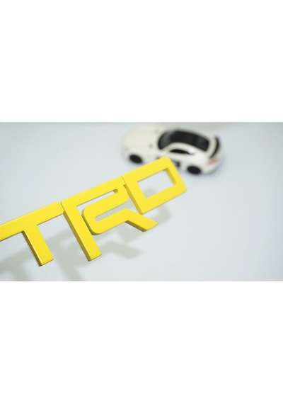Trd Bagaj Sarı Abs 3m 3d Logo Amblem Toyota İle Uyumlu