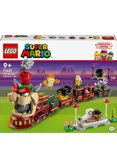 Super Mario Bowser Ekspres Treni 71437-9 Yaş Ve Üzeri Çocuklar İçin Nintendo Karakteri İçeren Yaratıcı Oyuncak Y