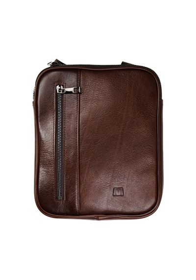 Mft Leather Hakiki Deri Erkek Postacı Çanta Cameo 2594 Napa Kahve