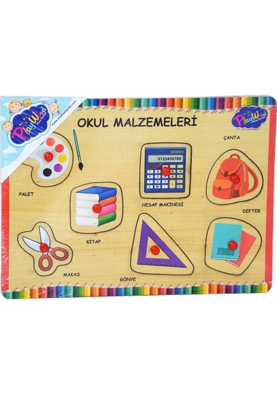 Onyıl Ony-196-197 Onyıl Ahşap Tutmalı Okul Malzemeleri Oyuncak