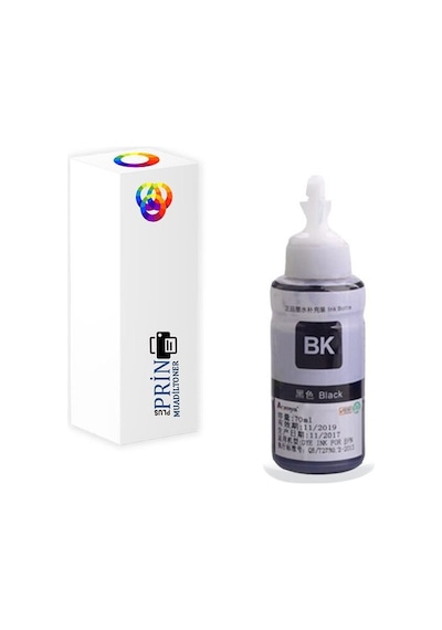 Plusprint Epson L550 Uyumlu Siyah Uyumlu  Mürekkep 70 Ml