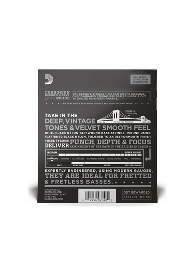 DADDARIO ETB92-5 BAS GİTAR TEL SETİ, 5 TELLİ , XL SERİSİ,