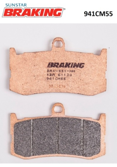 Trıumph Daytona 675 2013 Braking Sinterli Ön Fren Balatası 941cm55