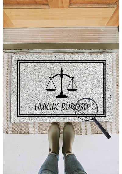 KIVIRCIK PASPAS KISIYE OZEL HUKUK BUROSU SCALES BEYAZ 40X60 CM