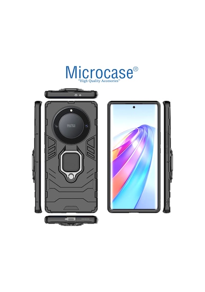 Honor X9A/X40/Magic 5 Lite Batman Yüzük Stand Armor Kılıf -AL3349