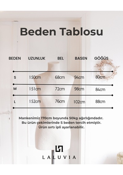 Laluvıa Mürdüm Fularlı Drapeli Abiye Elbise - 20630