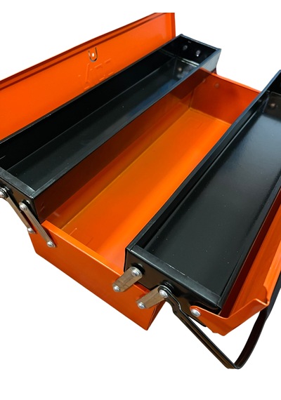 Katlanır 3 Gözlü Metal Takım Çantası 51 Cm 51 Cm
