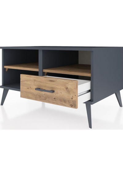 Kronos Şifonyer 2 Raflı Tek Çekmeceli 88x59x48 Antrasit-çam Çam Kronos Şifonyer 2 Raflı Tek Çekmeceli 88x59x48 Antrasit-çam Çam