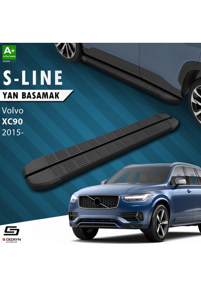 S-dizayn Volvo Xc90 2 S-line Siyah Yan Basamak 193 Cm 2015 Üzeri