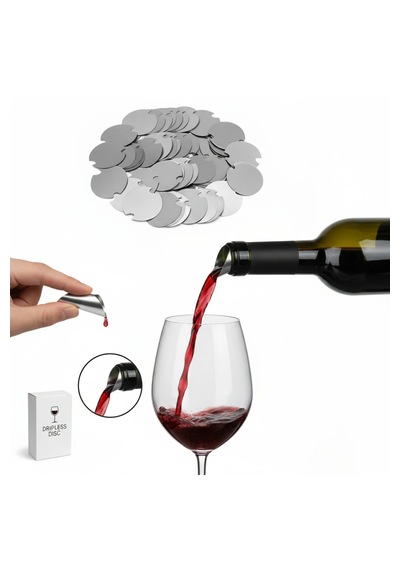 Wine Dropper - Şarap Damlalığı - Akıtmaz Ve Karaf Etkili Şarap Dökücü 20 Adet