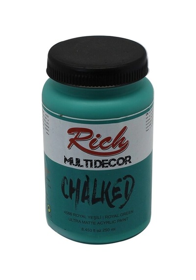 Rich Multi Decor Chalked Akrilik Boya 250 Cc. 4566 Royal Yeşil Renk