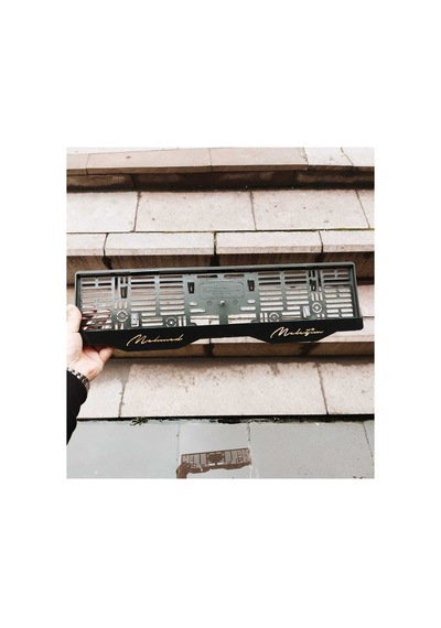 Plakalık Lazer Kesim Pleksi 2 Adet Uyumlu Çıkıntılı Kişiye Özel Plakalık İsime Özel Plakalık - 784762104