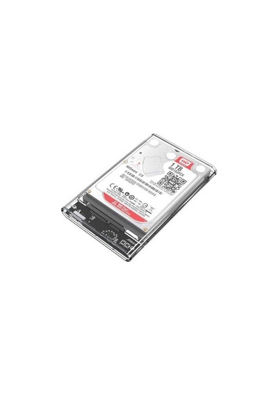 Molix Mx-2425 Usb 3.0 Şeffaf 2.5" Sata Harici Harddisk Kutusu - Aletsiz Kurulum Destekli Hdd/ssd Muhafazası