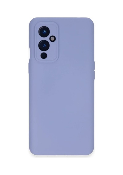 One Plus 9 Kılıf Nano İçi Kadife Silikon - Lila 0.2M-Çok Renkli