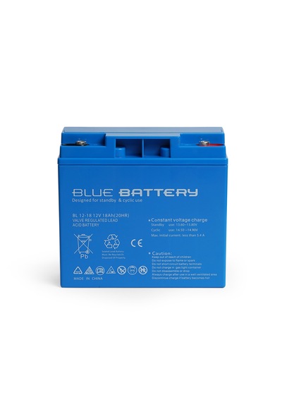 Blue Battery 2 Adet 12v 18ah Bakımsız Kuru Akü 2025 Üretim