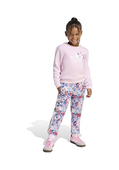 Adidas Crew Set Çocuk Günlük Eşofman Takımı Kd1750 Pembe Pembe