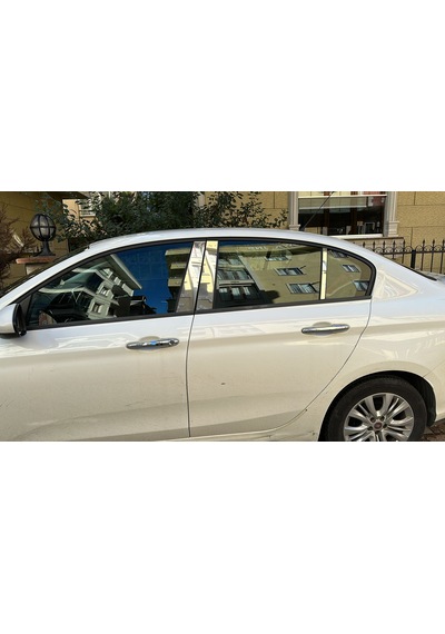 Fiat Egea Krom Cam Direği Sağ Sol Takım 6 Prç 2015-2025 Sd / Hb Uyumlu