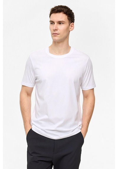 Back And Bond Beyaz Regular Fit Bisiklet Yaka Basic Tişört Çok Renkli