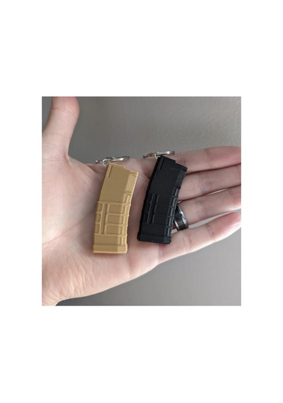 Ar15 Şarjörü Bej Anahtarlık