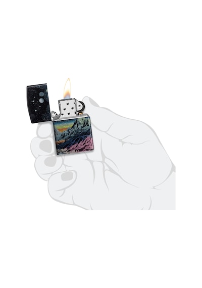 Zippo 48459 Space In Color Design Çakmak Çok Renkli