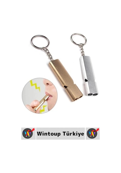 Kompakt Spor Köpek Eğitim Outdoor Kamp Deprem Acil Durum Yardım Yüksek Sesli Sos Düdük Anahtarlık Çok Renkli