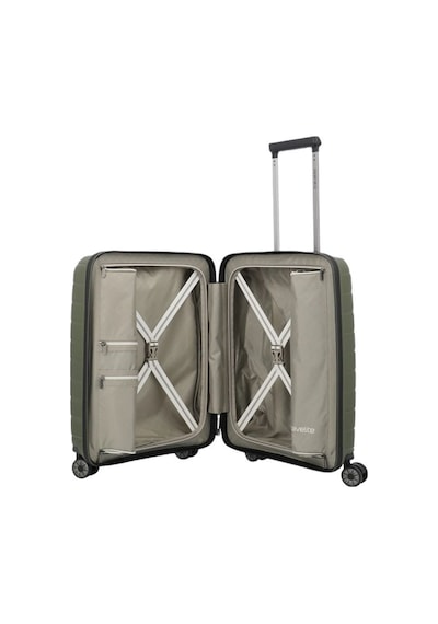 Travelite Ön Cepli Air Base Trolley S Kabin Boy Valiz Yeşil