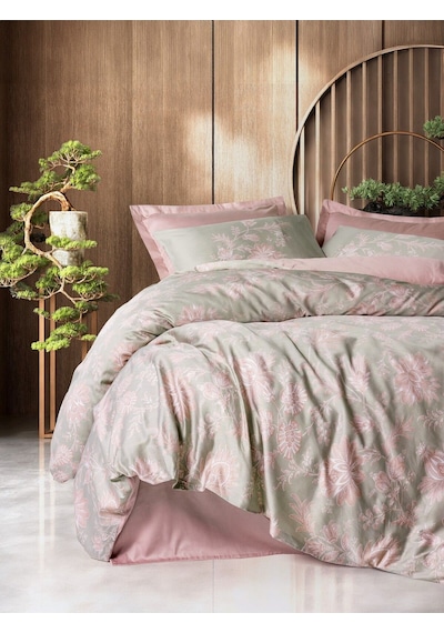 Cotton Box 1771-cb Saten Ck Nevresım Takımı Betula Pudra