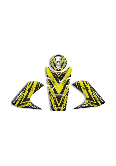 Motosıklet Kaplama Bajaj Pulsar F250 Tank Pad Set 2022/2024 Uyumlu 06