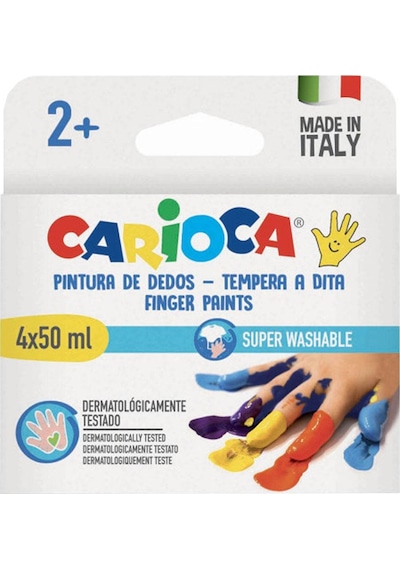Carioca Baby Parmak Boyası 4 Renk 50Ml 43173