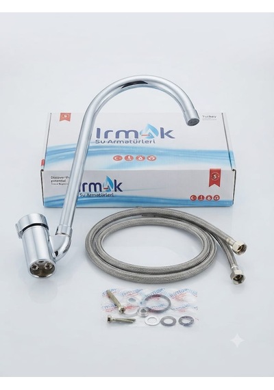 Irmak Su Armatürleri Su Tasarruflu Dayanıklı Krom Mutfak,banyo Ve Lavabo Bataryası