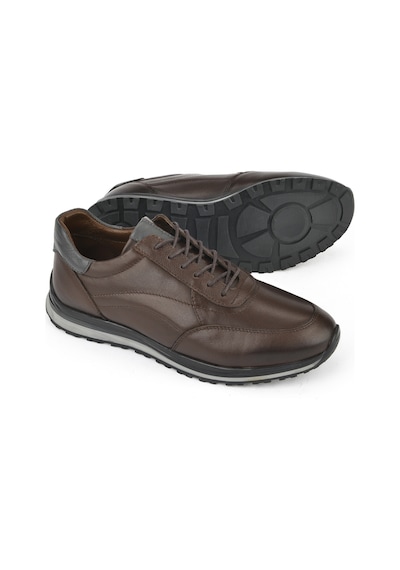 Ziya, Erkek Hakiki Deri Sneaker 1511002z415 Kahve 1231002 415 300 Kahve