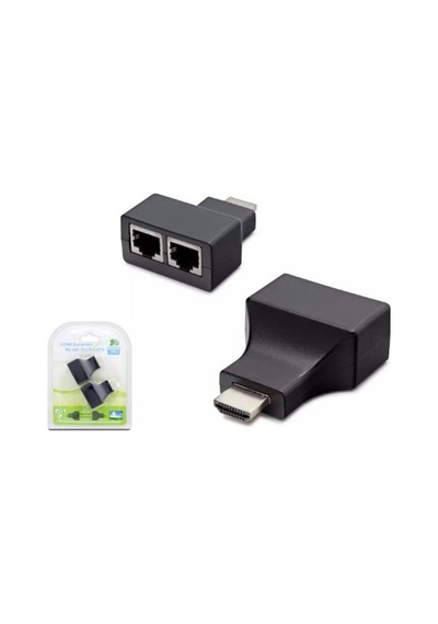 Hadron Hdx1298 30m Hdmı Extender By Cat5-6 Siyah Kdo