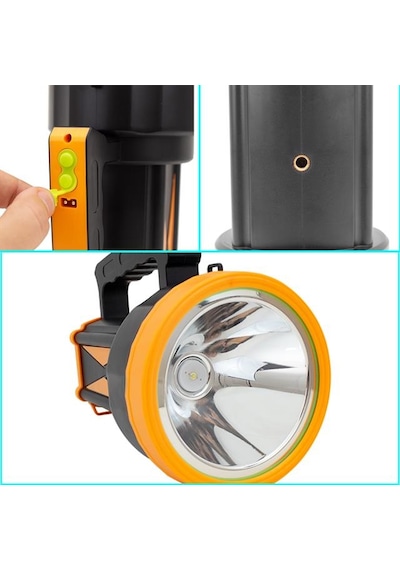 Powermaster Şarjlı Ledli 3 Kademeli El Feneri Xj-2 500lm Diğer