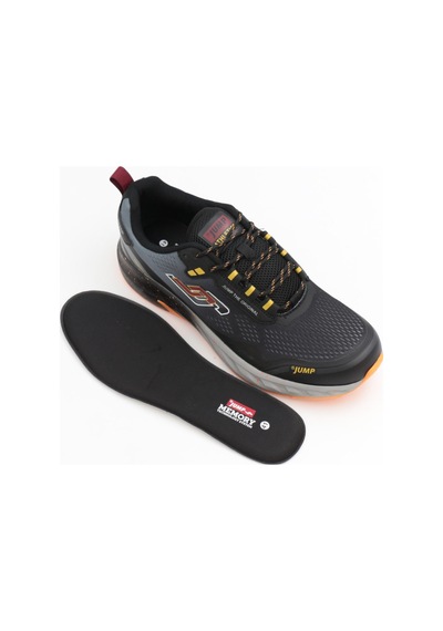 Jump 30519 Siyah Gri Memory Foam Erkek Spor