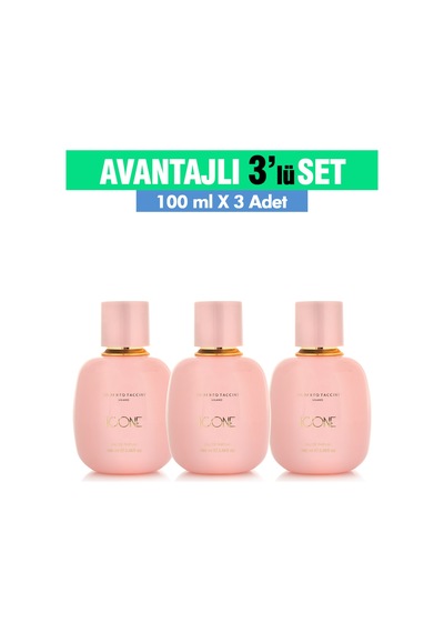 Alberto Taccini Icone Kadın Parfüm EDP 3 x 100 ML